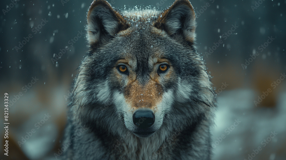 portrait of a wolf