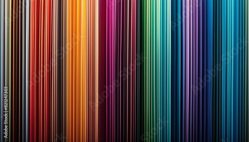 an illustration of vertical bands of multi coloured lines showing fine thin and thick detail to the jpeg file
