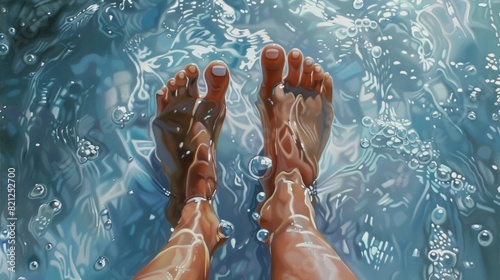 feet in spa photo