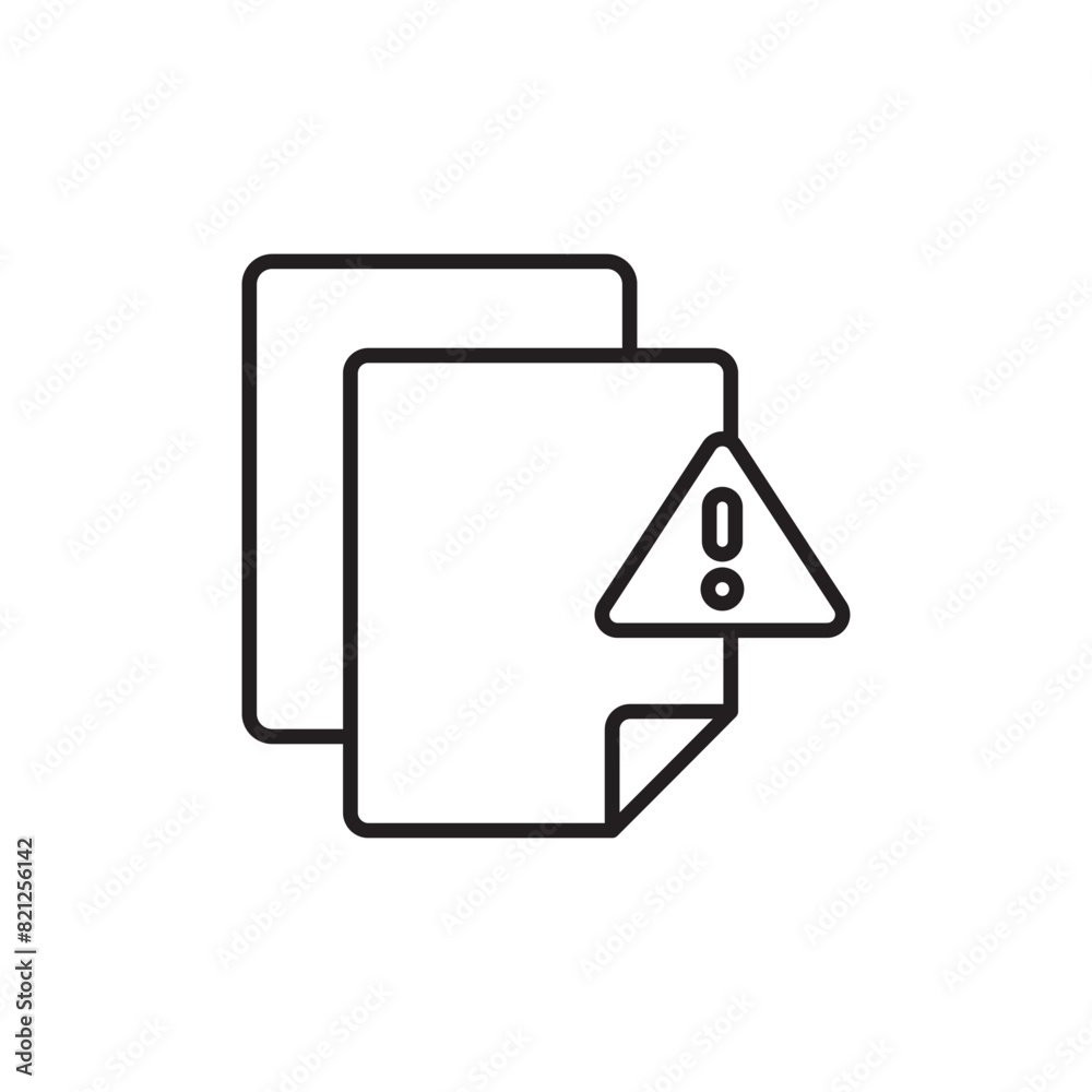 Out Of Paper icon design with white background stock illustration Out Of Paper icon design with white background stock illustration