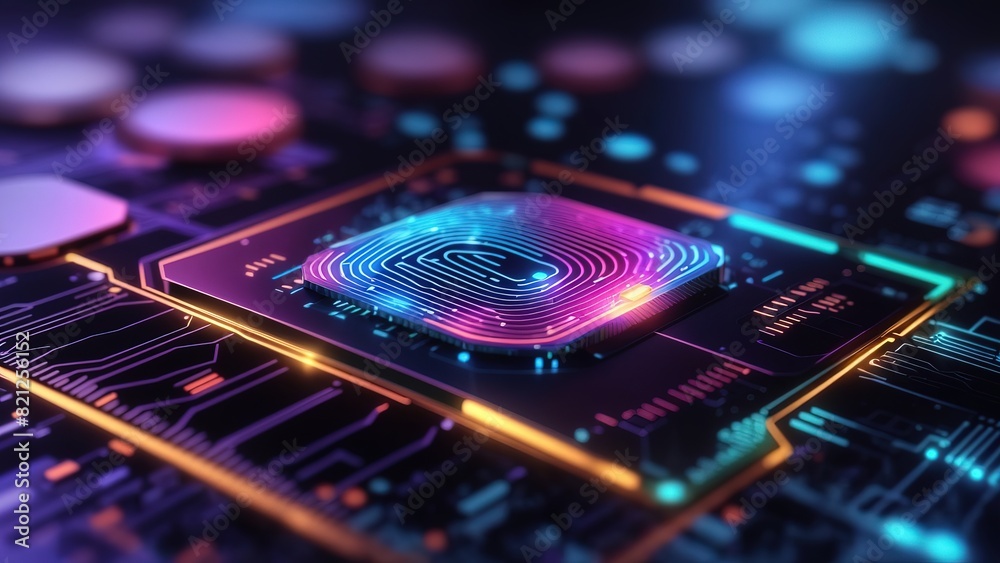 Microchip integrated with a unique fingerprint Microchip integrated with a unique fingerprint