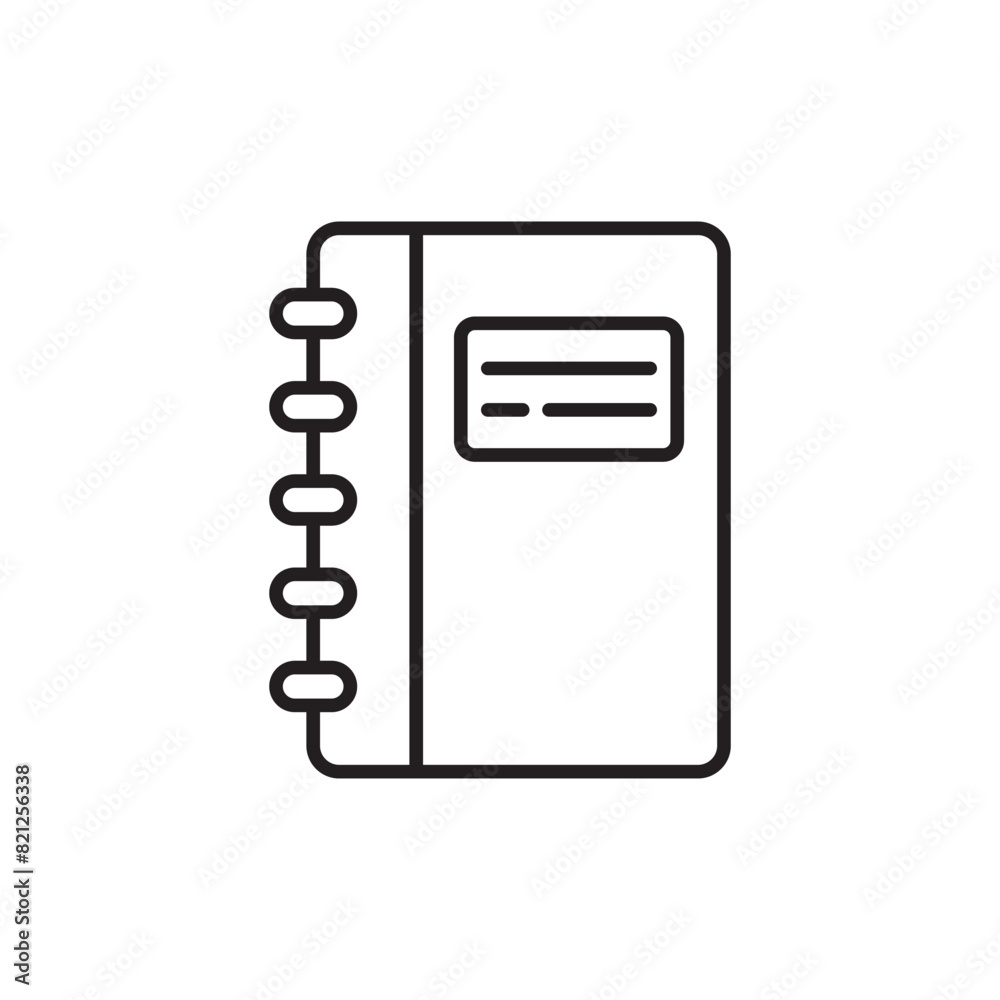 Writer icon design with white background stock illustration