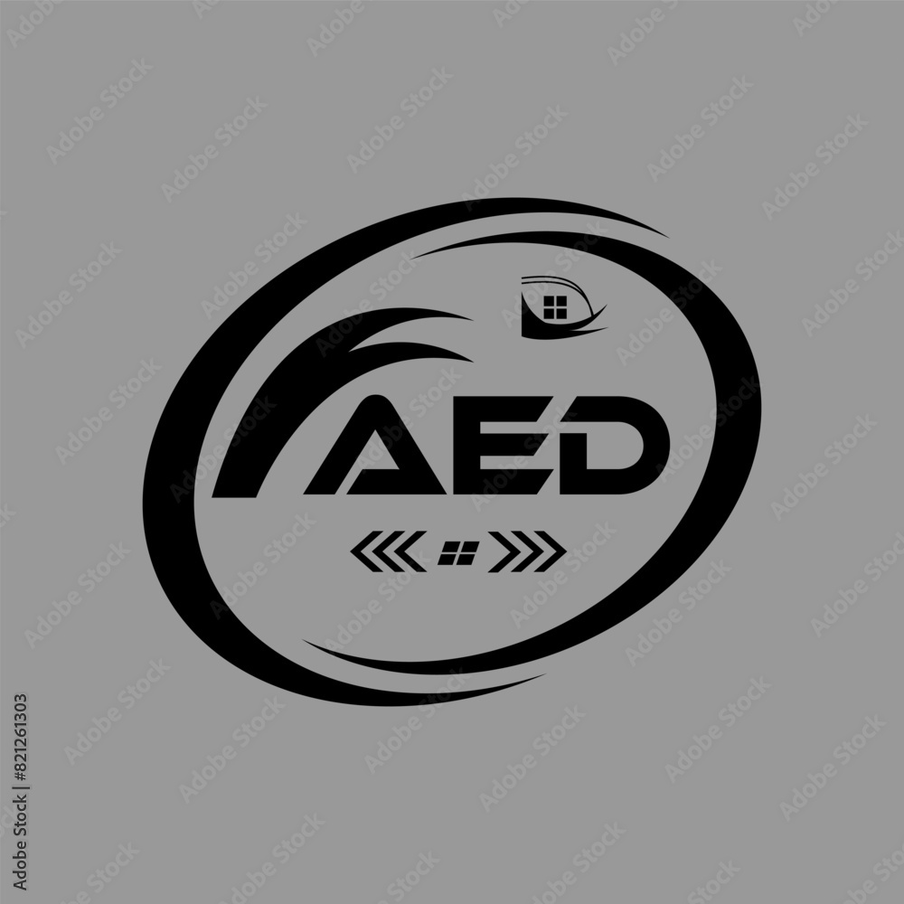 AED letter logo design. AED Simple and modern logo. AED luxurious Alphabet logo Design. -vector Illustration AED letter logo design. AED Simple and modern logo. AED luxurious Alphabet logo Design. -vector Illustration