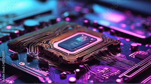 Background information regarding circuit boards, technology background photo