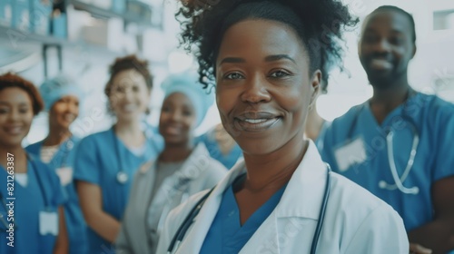 Confident Medical Team at Hospital