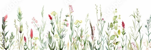 Vibrant Floral Arrangement on White Background for Spring Decor Generative AI