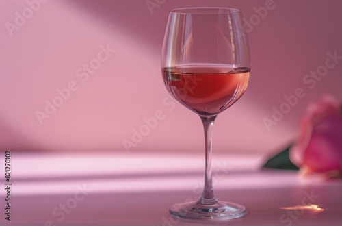 Glass of Wine on Table