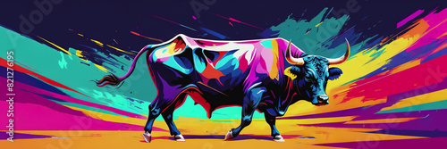 The birthday of the Portuguese bullfighting. bullfighting. A raging bull. The bull is on stage. The bullfighter dodges the bull