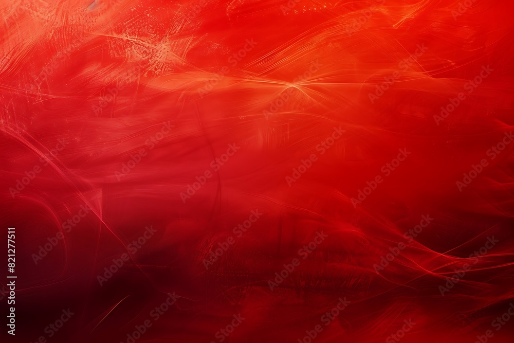 An image featuring a vibrant red background with abstract wavy lines, Vibrant red colors abstract wallpaper design
