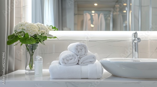 Bathroom With Sink and Potted Plant