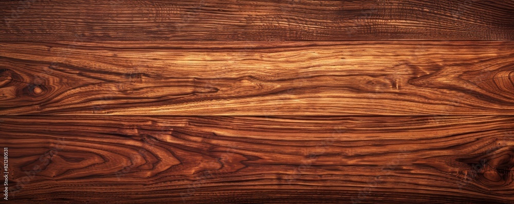 Fototapeta premium Beautiful wooden texture background featuring rich brown tones and distinctive grain patterns, ideal for various design projects.