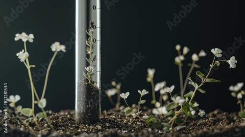 Test Tube with Soil Sample