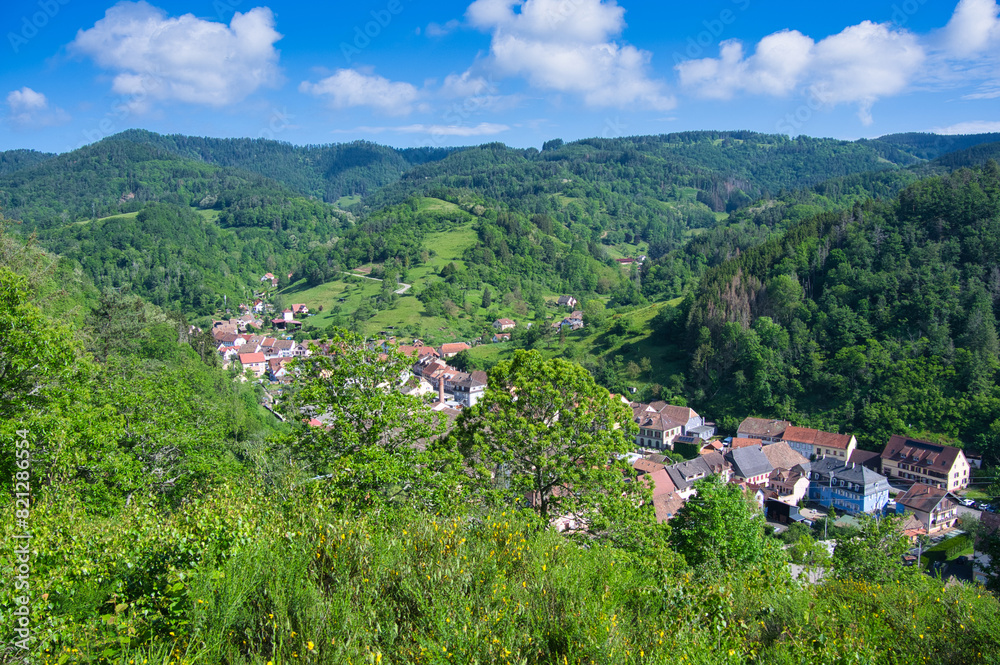 Val d'Argent in den Vogesen in Frankreich