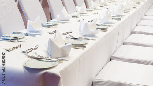 Fototapeta Naklejka Na Ścianę i Meble -  Gedeckte festtafel