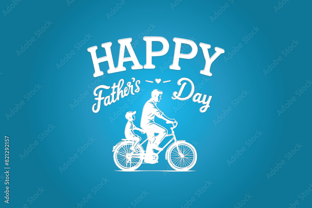 Father's Day greeting card in blue tones with plaid men's tie, Fathers Day illustration for banner, fashion ads, poster, vector graphics,typography Father's Day greeting card in blue tones with plaid men's tie, Fathers Day illustration for banner, fashion ads, poster, vector graphics,typography