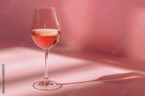 Glass of Wine on Table