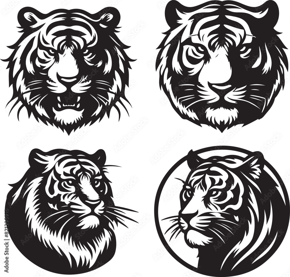 tiger bundle vector tiger bundle vector