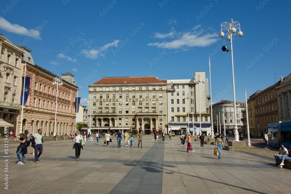 Fototapeta premium Zagreb, Capital of Croatia, 