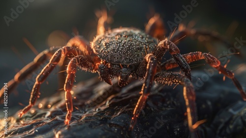 soft, diffuse lighting to highlight tick details generative ai