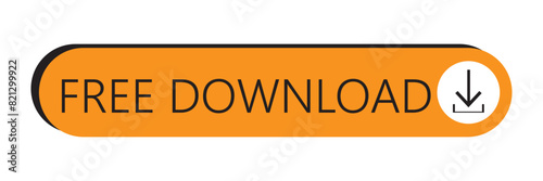 3d Blue download button with transparent background. Download button icon, sign, symbol. File download sign PNG. Click download button. File installation button sign. Install button. 