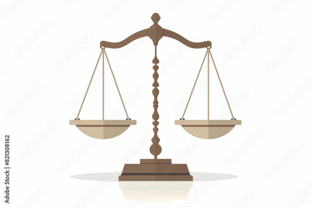 Symbol of justice and fairness: the balance of legal scales in the courtroom representing impartiality, equality, and accountability in the judicial system Symbol of justice and fairness: the balance of legal scales in the courtroom representing impartiality, equality, and accountability in the judicial system