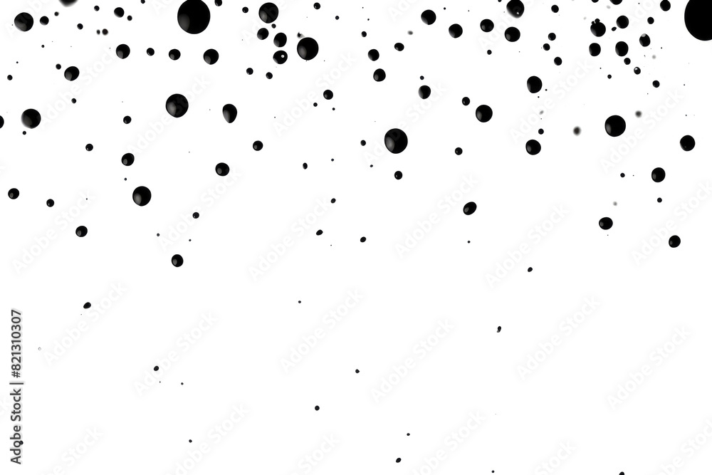 white background with black dots scattered across it, isolated white background with black dots scattered across it, isolated