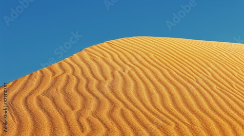 Sand Dune Under Blue Sky