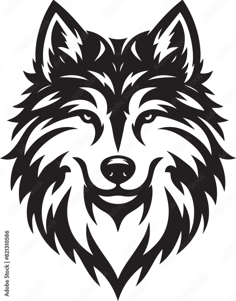 Obraz premium wolf vector illustration