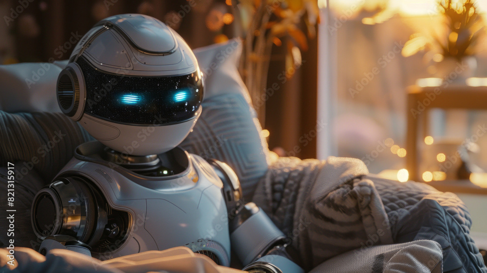 imagine AI humanoid robot helping home,generative ai imagine AI humanoid robot helping home,generative ai