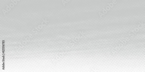 Light gray retro comic pop art background with dots, cartoon halftone background vector illustration