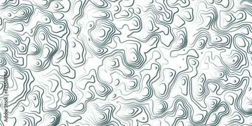 Creative Abstract Mapping Lines in a Seamless Layout

