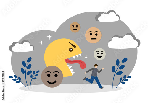 Emotional state. Stress situation, fears and phobias, stress. Mental health. Different emotions