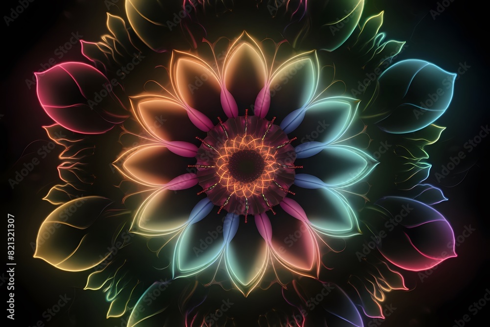 Pink Lotus Flower with light, Water Lily, Simbol of enlightenment, meditation and universe
Pink Lotus Flower with light, Water Lily, Simbol of enlightenment, meditation and universe