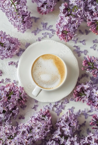 Cup of Coffee on Saucer