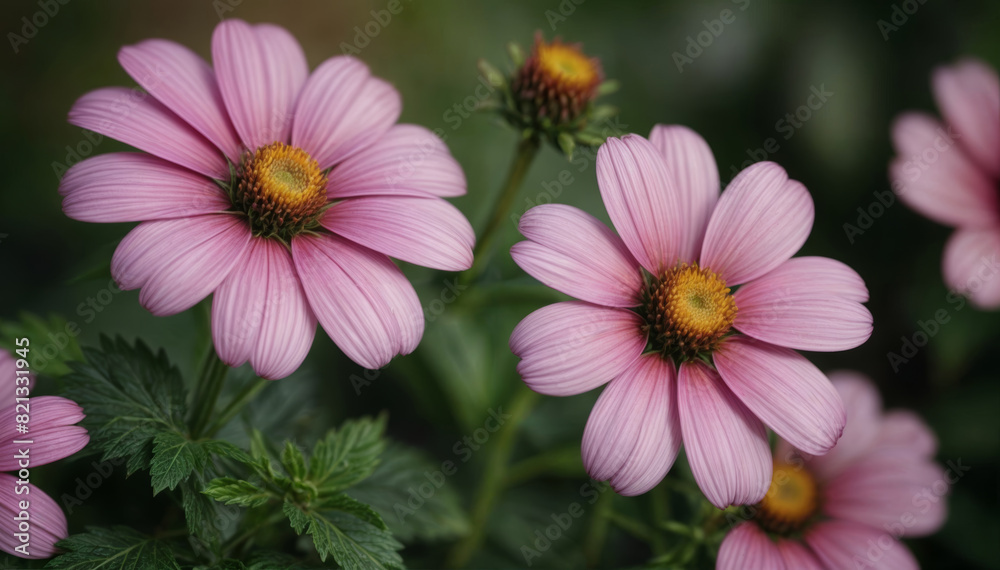 Obraz premium Flowers in bloom in garden