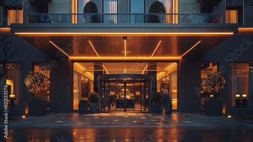 Couple Standing Outside Building