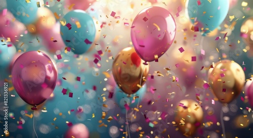 Floating Bunch of Balloons