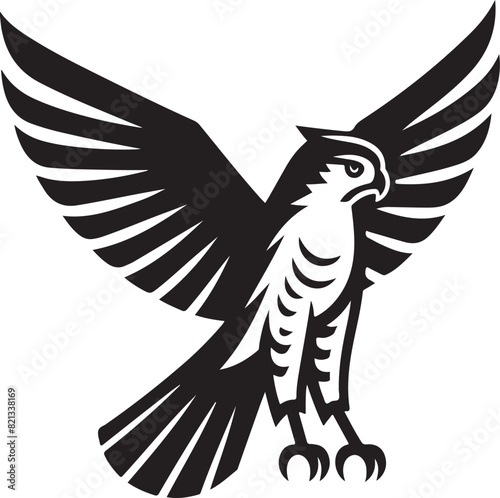 goshawk Vector Illustration