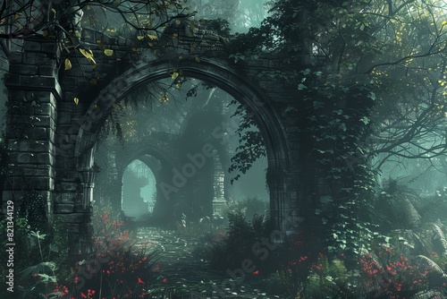 Enchanted Forest Ruins