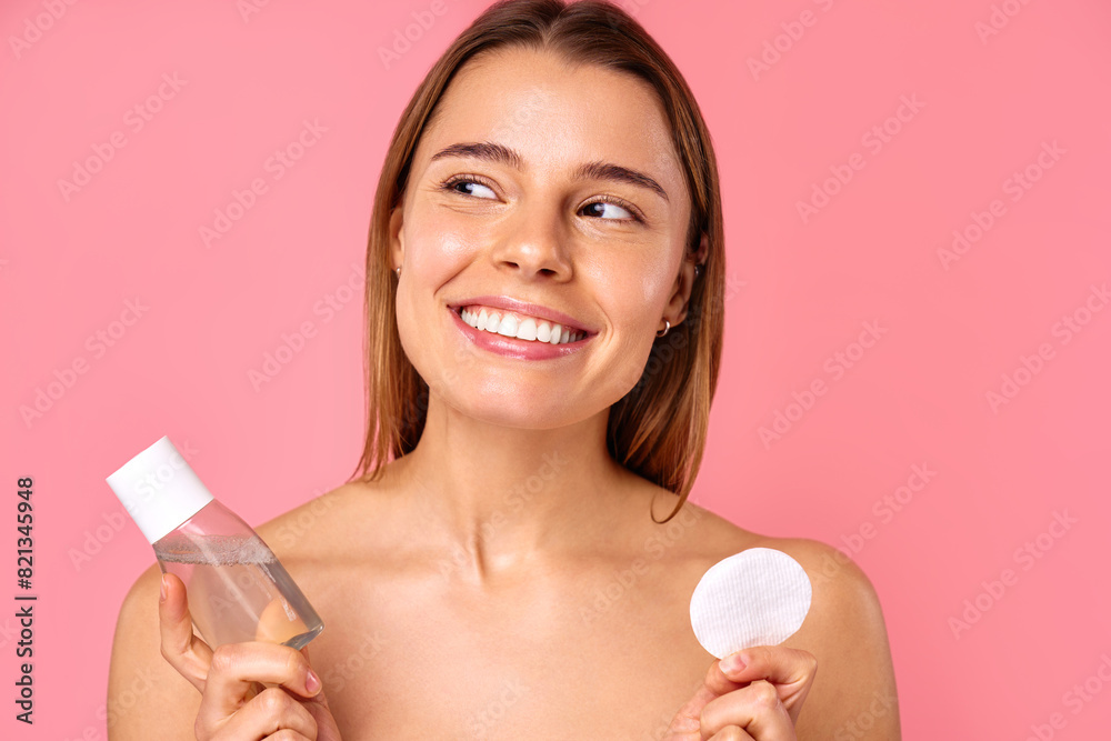 Cosmetology, beauty and spa treatment. Woman in lingerie on pink background. Cosmetology, beauty and spa treatment. Woman in lingerie on pink background.