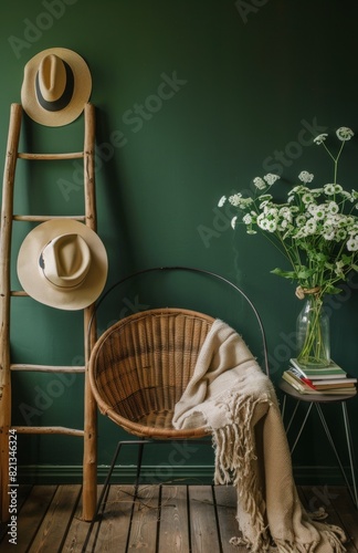 Room With Chair and Ladder