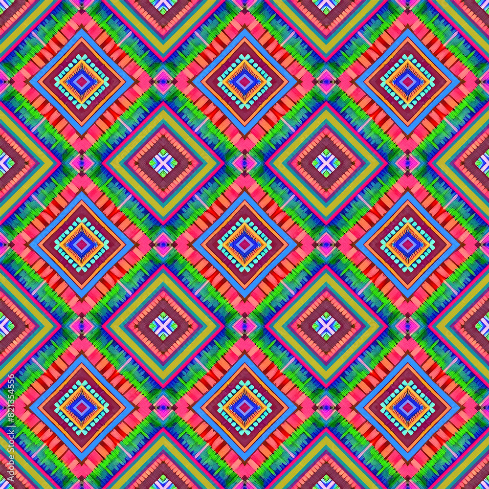 abstract colorful ethnic pattern abstract colorful ethnic pattern