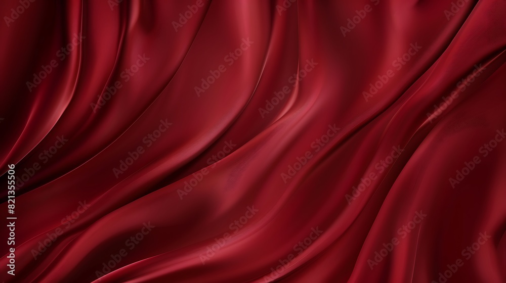 Red wavy silk fabric. Red wavy silk fabric.