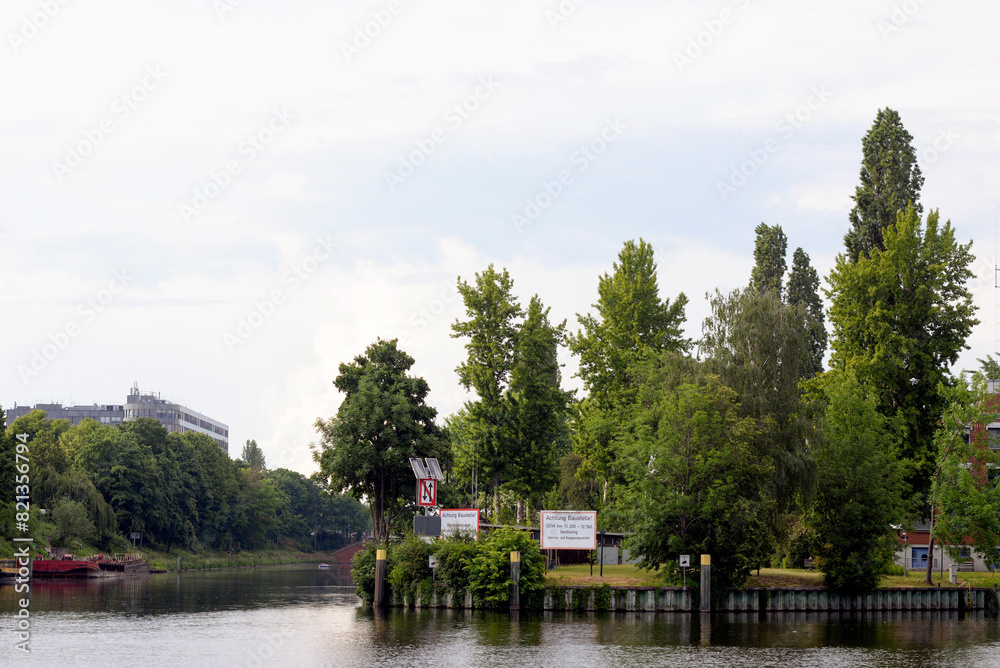 Landwehr Canal mouth to Spree River in Berlin Landwehr Canal mouth to Spree River in Berlin