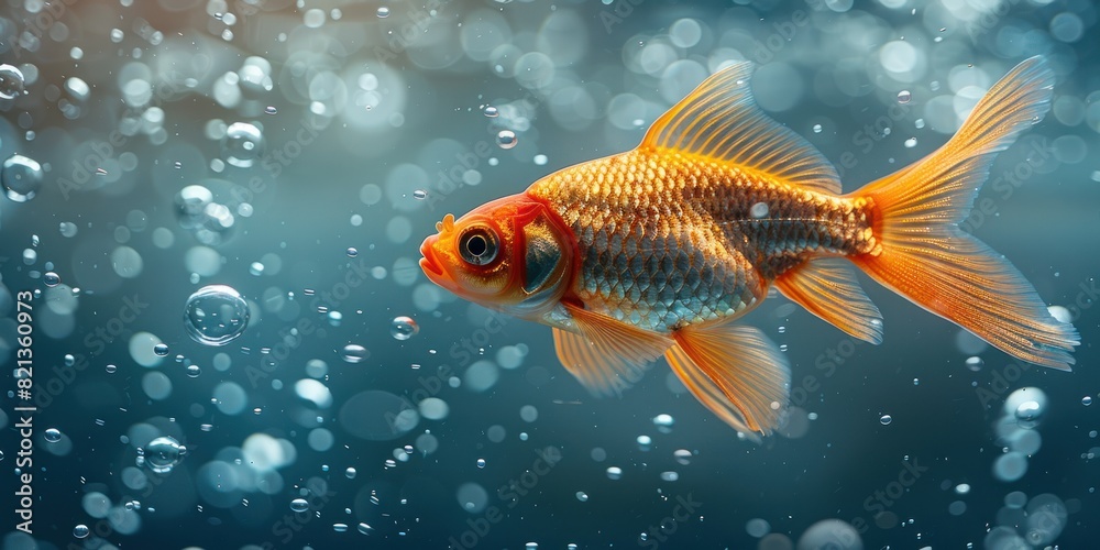 Golden Fish Ballet in Water Wonderland Golden Fish Ballet in Water Wonderland