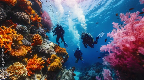 Group of People Swimming in the Ocean