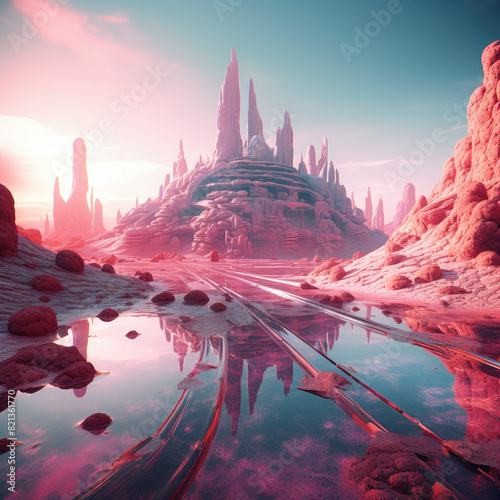 Virtual Landscapes - A Stunning Collection of NFTs Capturing the Beauty of Digital Worlds photo