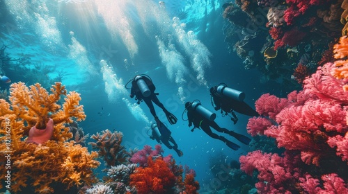 Group of People Swimming in the Ocean