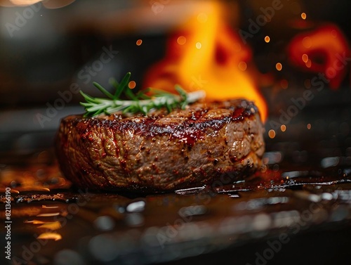 Cooking a filet mignon to mediumrare, ensuring a tender and juicy bite