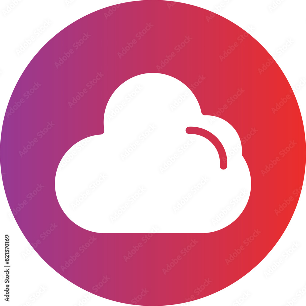 Cloud vector icon style Cloud vector icon style